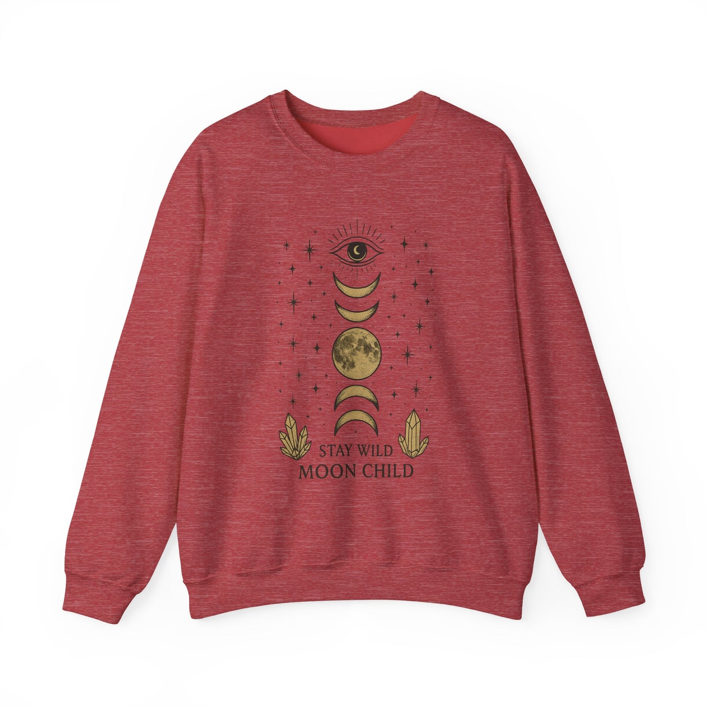 Moody Moon Child Sweatshirt | Celestial Design