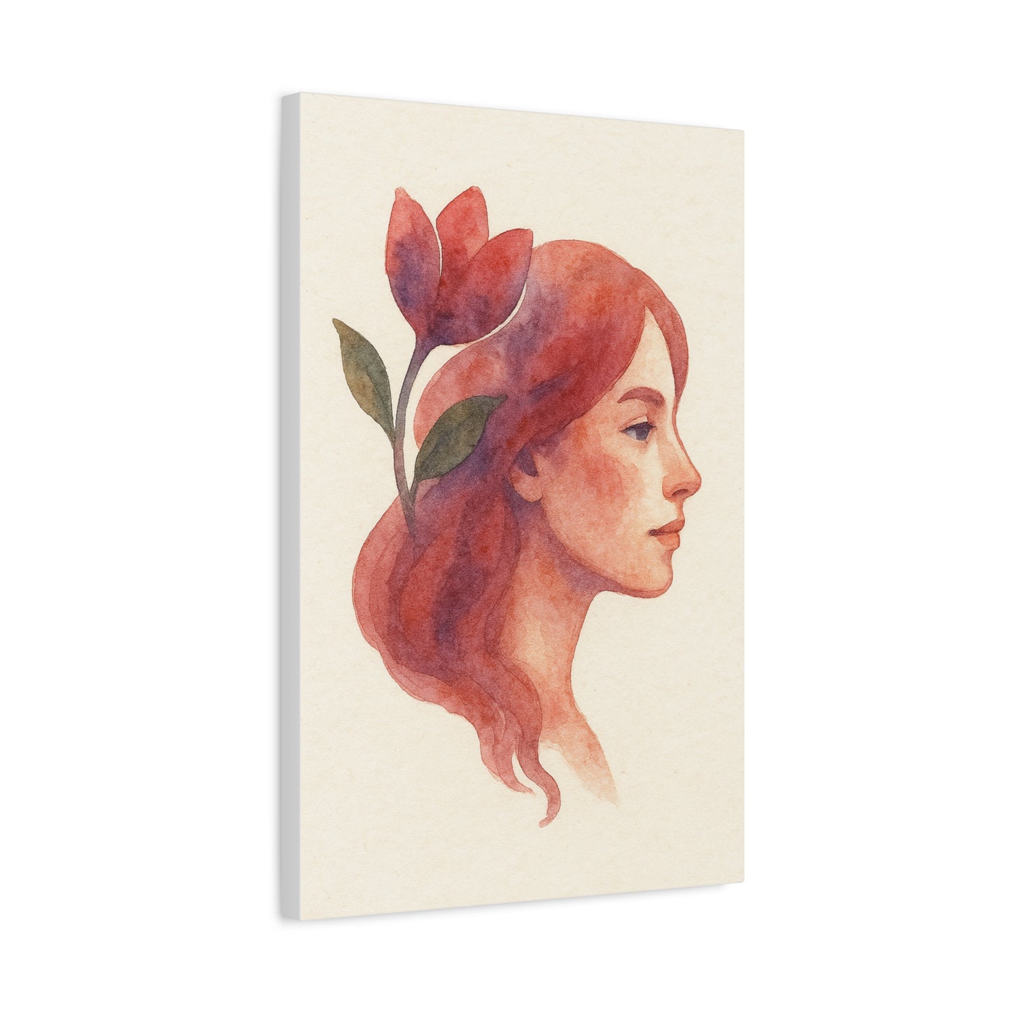 Artistic Floral Canvas Wall Art, Home Decor, Gift for Her, Mother's Day Gift, Bohemian Style, Living Room Decoration