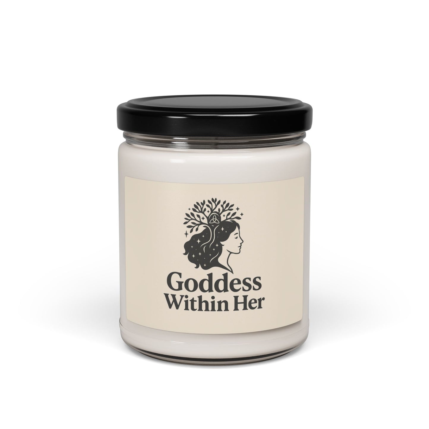 Soy Candle - Witch Goddess Within Her, Divine Feminine, Witchy Fire Elements