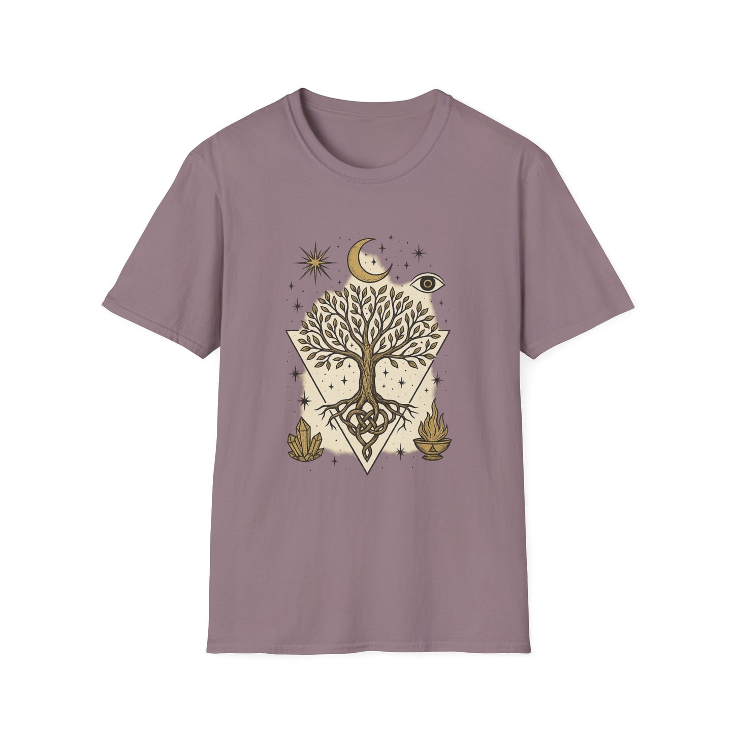 Bohemian Tree of Life T-Shirt | Unisex Softstyle Tee, Nature Lover Shirt