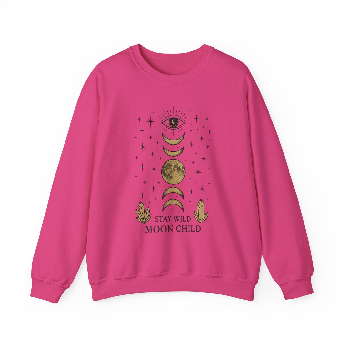 Moody Moon Child Sweatshirt | Celestial Design