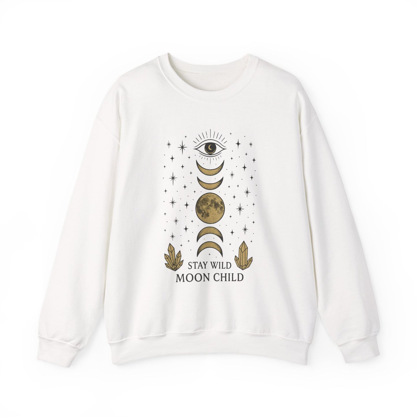 Moody Moon Child Sweatshirt | Celestial Design