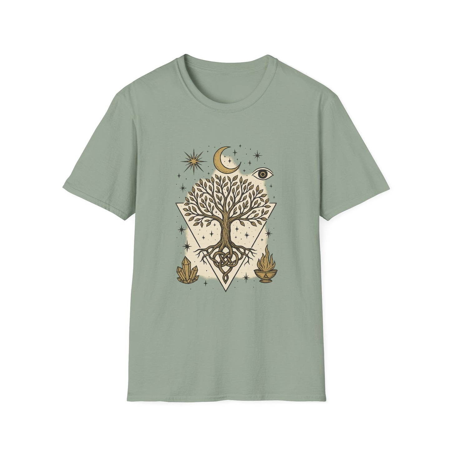 Bohemian Tree of Life T-Shirt | Unisex Softstyle Tee, Nature Lover Shirt