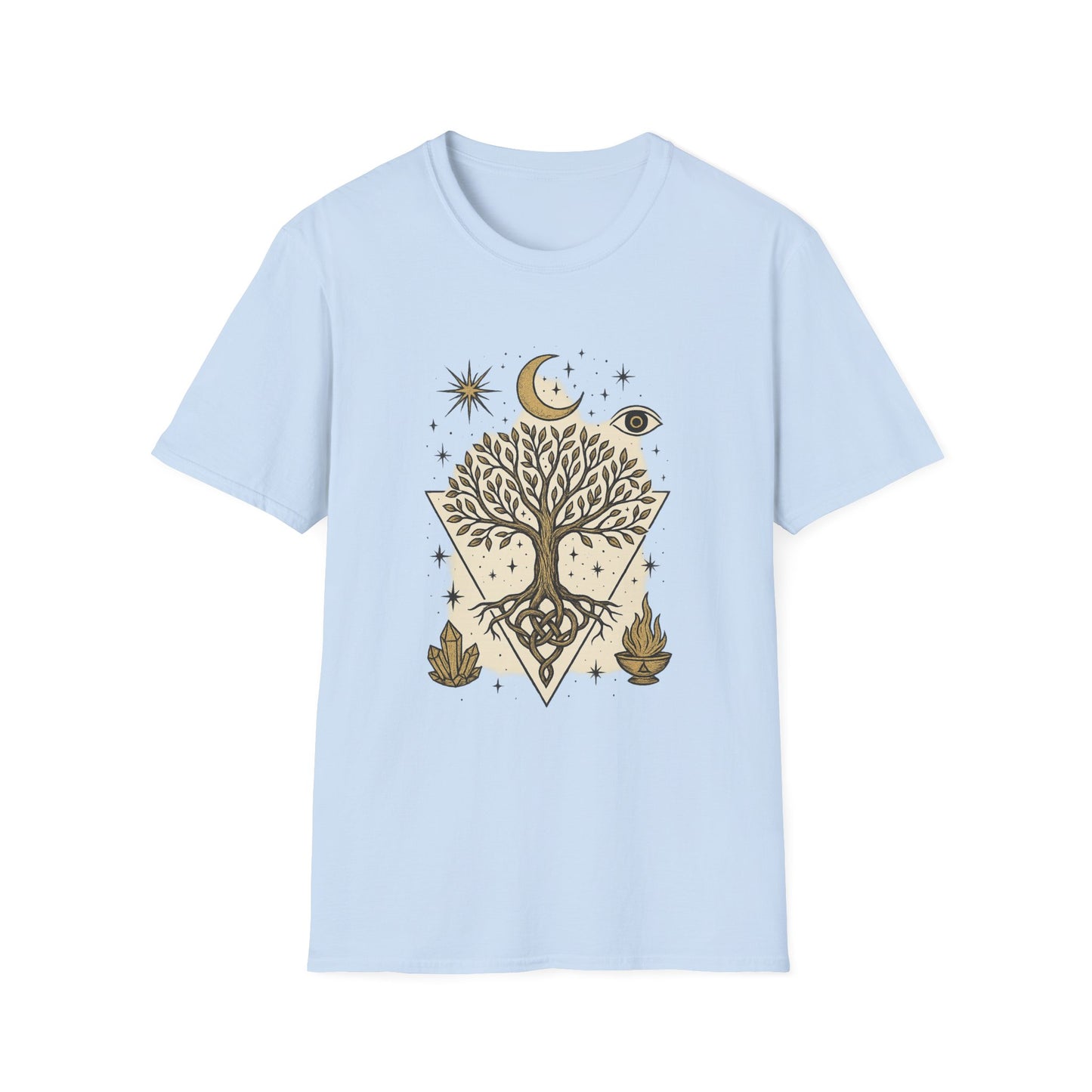 Bohemian Tree of Life T-Shirt | Unisex Softstyle Tee, Nature Lover Shirt