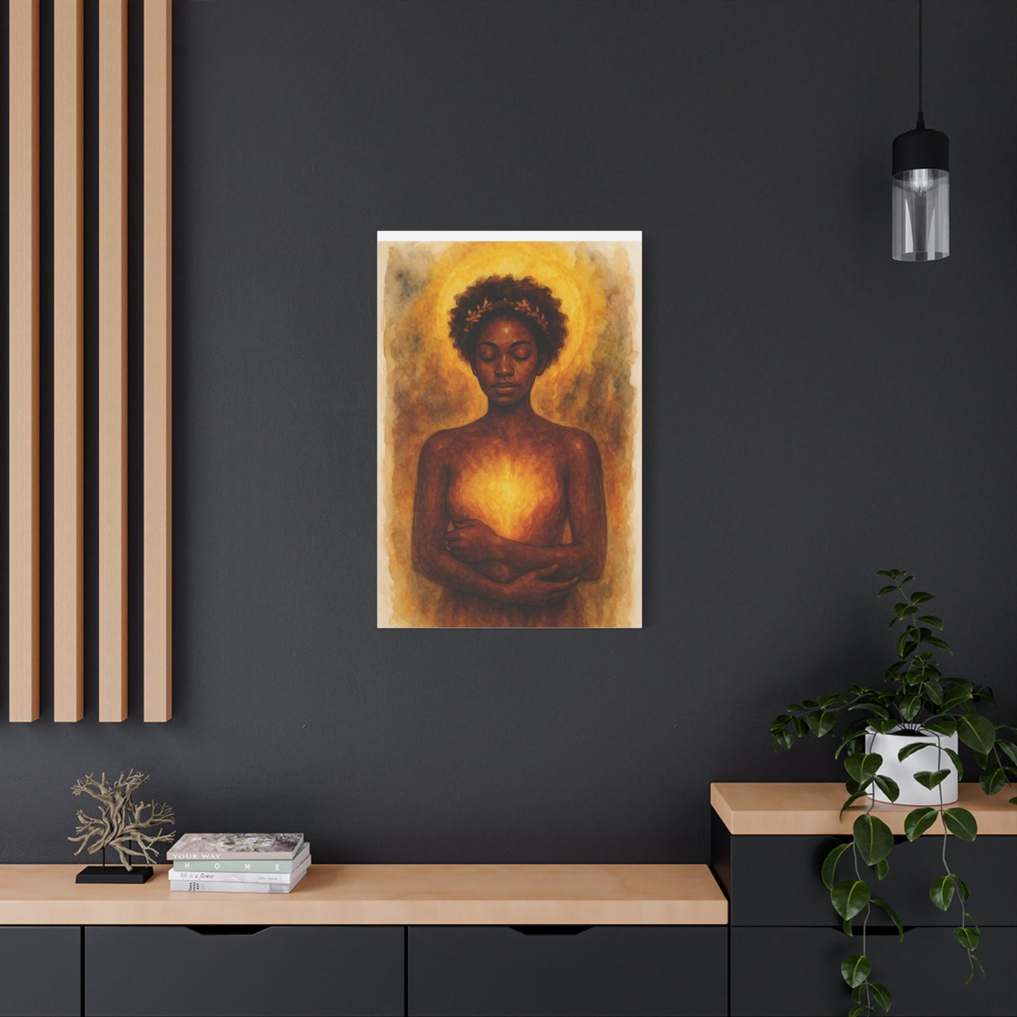 Inspirational Wall Art, Feminine Energy Decor, Heartwarming Home Decor, Gift for Her, Empowerment Art