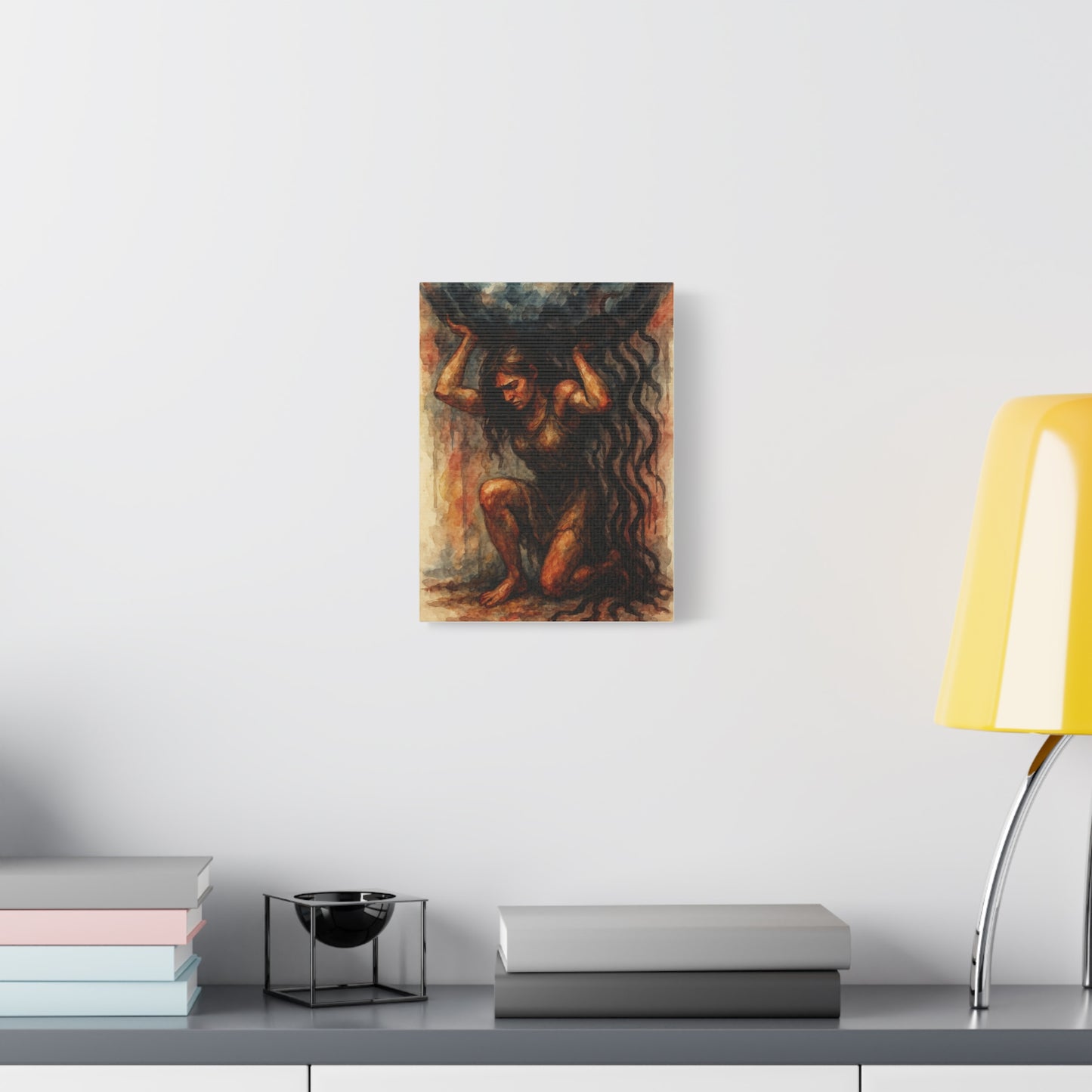 Canvas Print "Atlas Within Her" Female Empowerment, Strength, Solidarity, Strong Woman