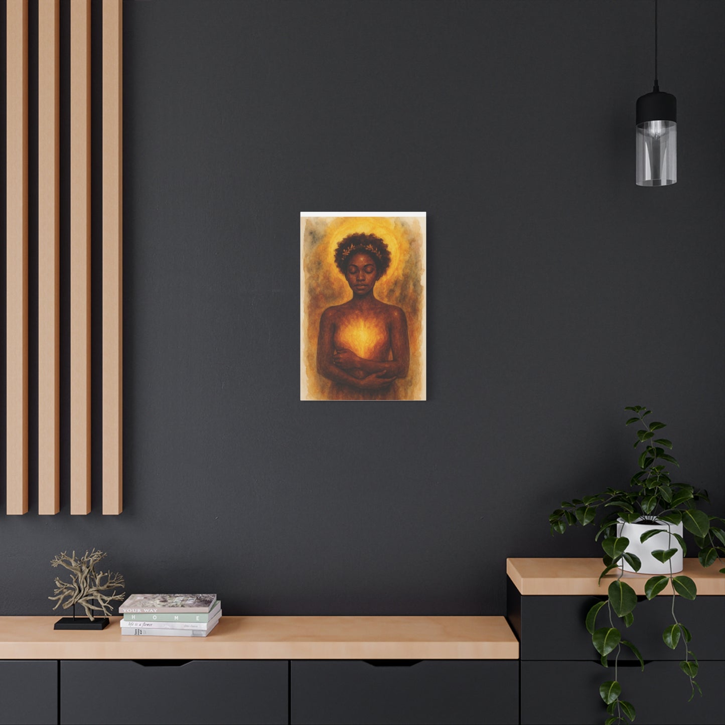 Inspirational Wall Art, Feminine Energy Decor, Heartwarming Home Decor, Gift for Her, Empowerment Art