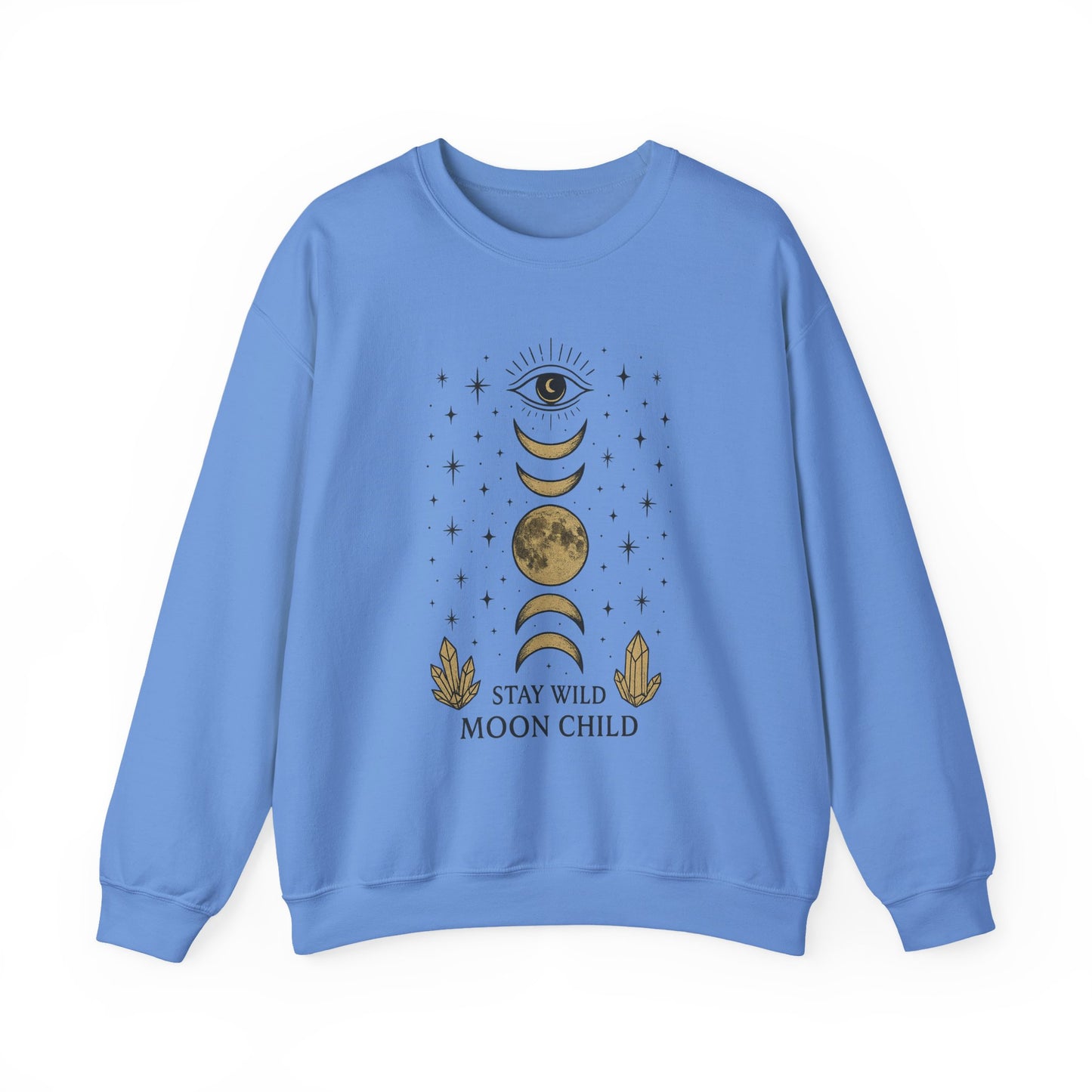 Moody Moon Child Sweatshirt | Celestial Design