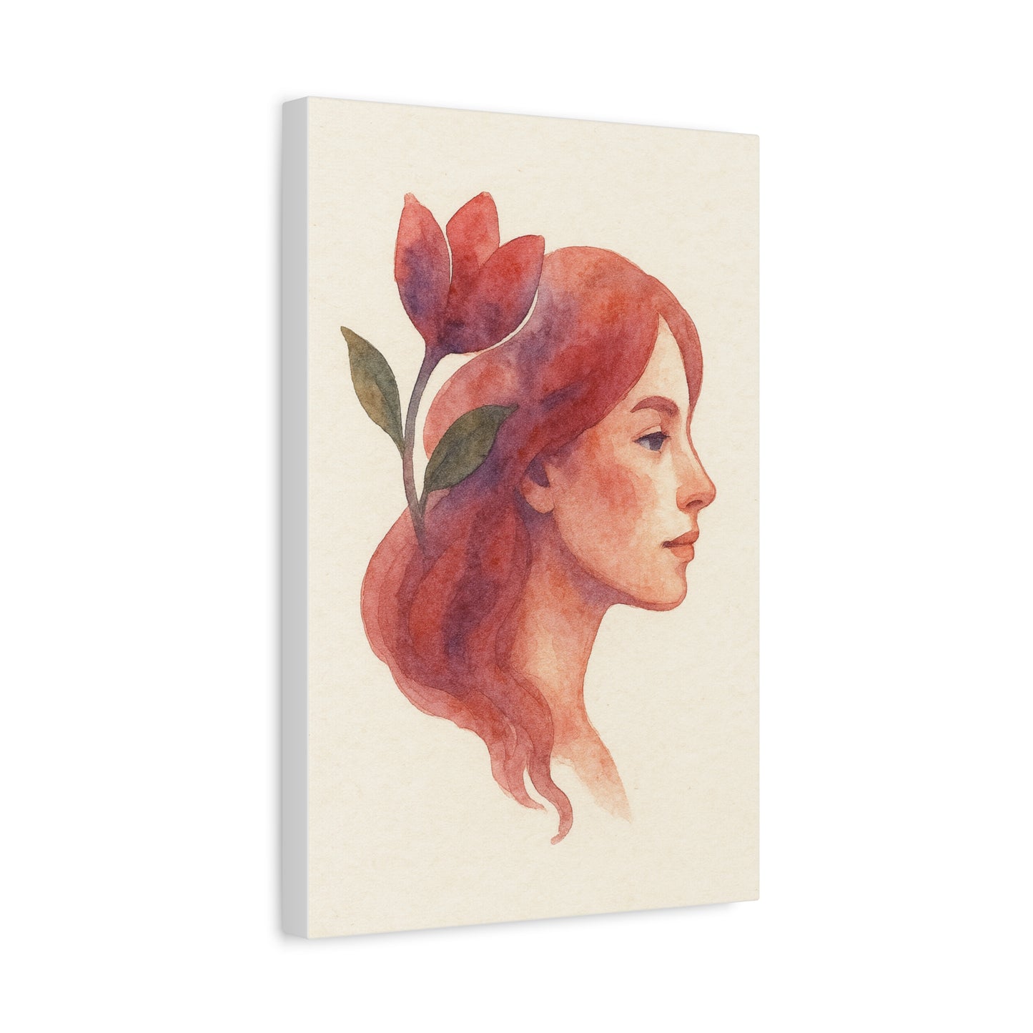 Artistic Floral Canvas Wall Art, Home Decor, Gift for Her, Mother's Day Gift, Bohemian Style, Living Room Decoration