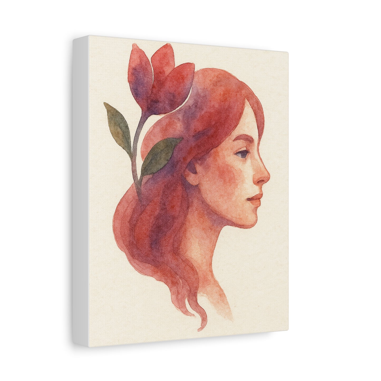 Artistic Floral Canvas Wall Art, Home Decor, Gift for Her, Mother's Day Gift, Bohemian Style, Living Room Decoration