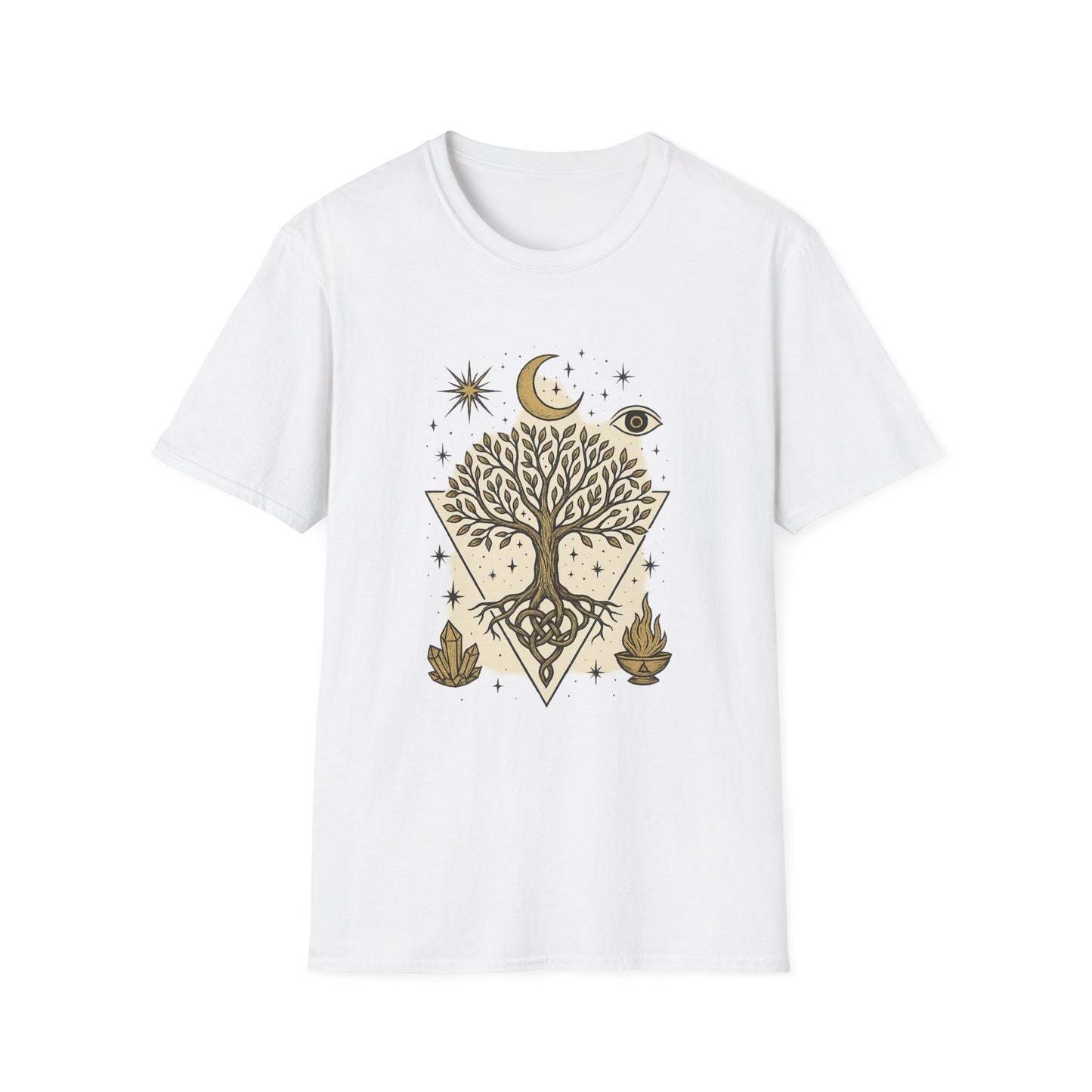 Bohemian Tree of Life T-Shirt | Unisex Softstyle Tee, Nature Lover Shirt