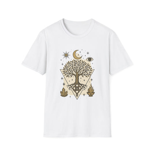 Bohemian Tree of Life T-Shirt | Unisex Softstyle Tee, Nature Lover Shirt