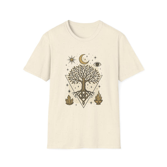 Bohemian Tree of Life T-Shirt | Unisex Softstyle Tee, Nature Lover Shirt